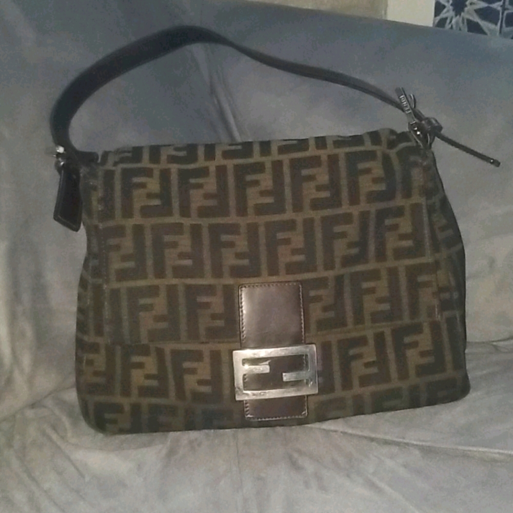 Authentic Fendi Zucca Mama Bag